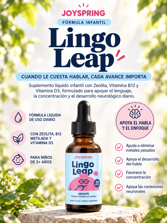 Lingo Leap™ Kids | Zeolita + B12 + Vitamina D3